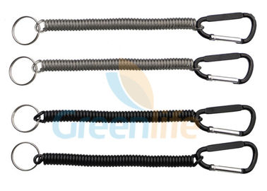 Stahlspulen-Fischen-Werkzeug-Abzugsleinen-Sicherheits-Bügel schwarzer Karabiner-Haken-aufgeteilte Seegerring-Zange Werkzeuge
