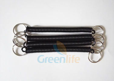 Flexible Spulen-Schnur-Leine TPU einziehbare mit beiden Enden aufgespalteten Ringen