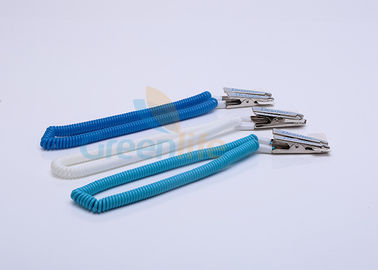 Plastik-EVA-Spulen-Werkzeug-Abzugsleinen-zahnmedizinische dehnbare aufgerollte Schnur 2*8*300MM mit Abgreifklemme