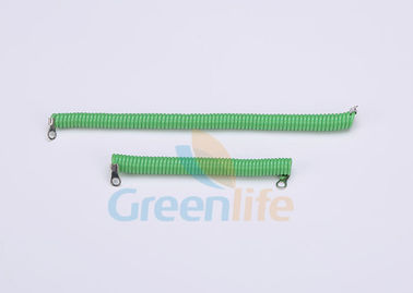 Weich aufgerollte Sicherheits-Leinen des Grün-2.0MM durch Kunden-unterschiedliche Länge mit Ösen